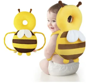 PROTECTOR ANTICAÍDAS 2 EN 1 PARA BEBÉS | CASCO ACOLCHADO + MOCHILA PROTECTORA