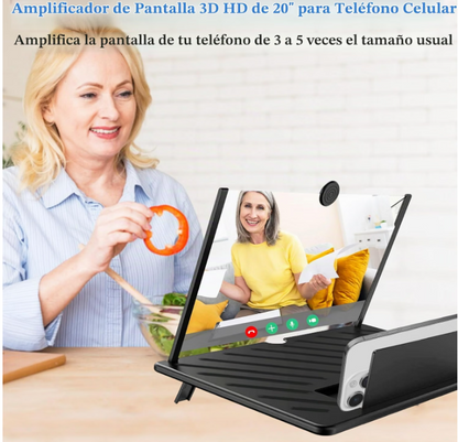 AMPLIFICADOR DE PANTALLA PARA CELULAR – EXPERIENCIA VISUAL MÁS GRANDE Y CÓMODA