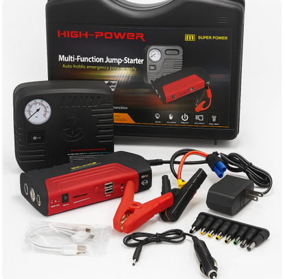 ARRANCADOR PORTÁTIL MULTIFUNCIÓN PARA VEHÍCULOS | JUMP STARTER + POWER BANK
